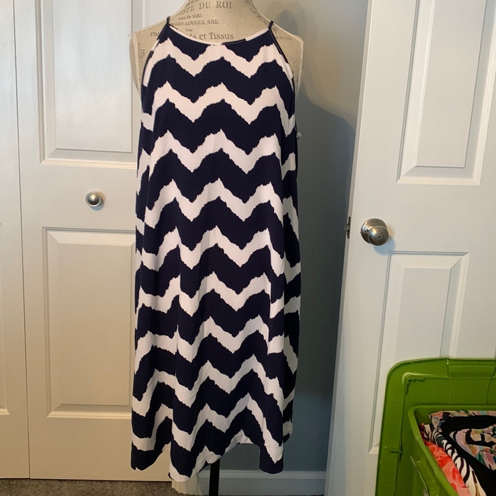 Ny and Company Chevron Halter Dress.
